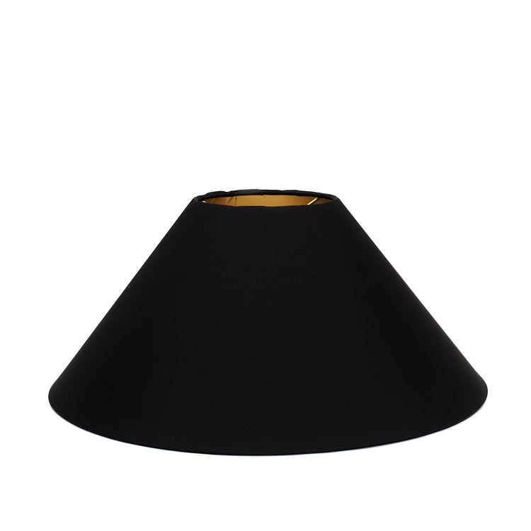 16" to 20" Black with Gold Lining Coolie