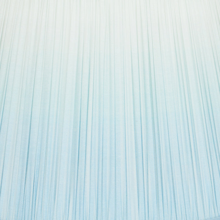 14" to 18" Blue Ombre Shirred Pleat