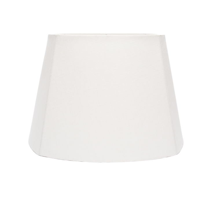 10" to 18" Bone Linen Rolled Edge Square