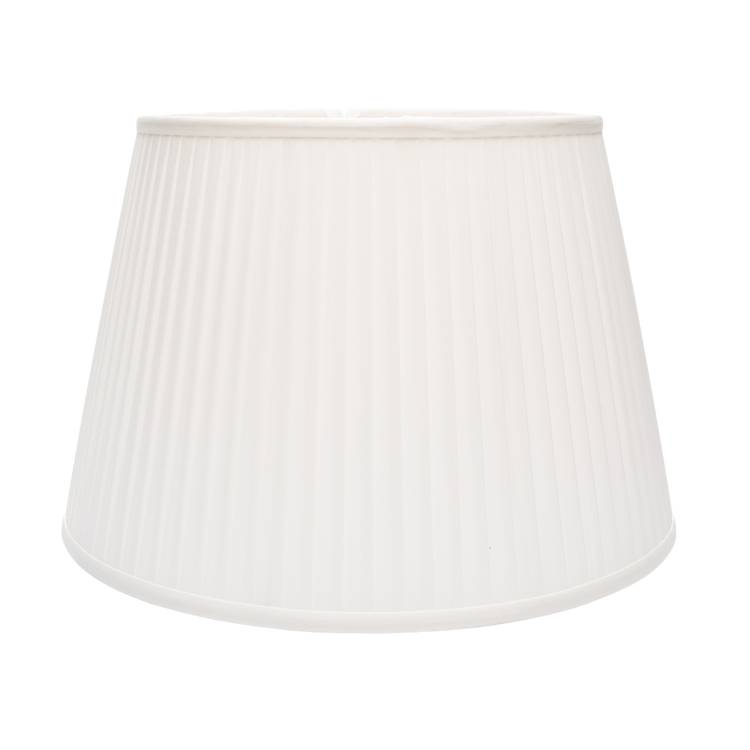 12" to 18" Bone Silk Knife Pleat Modified Drum