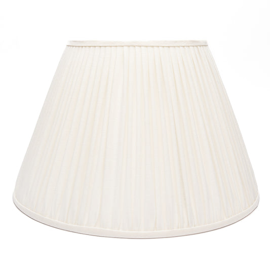 Edgar-Reeves 8" to 24" Bone Linen Gathered Pleat