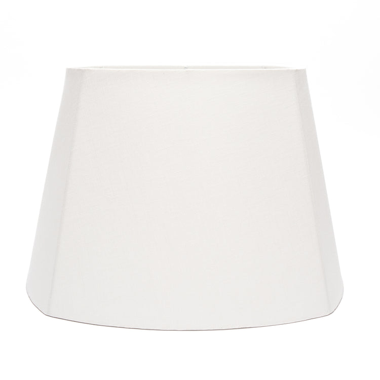 10" to 18" Bone Linen Rolled Edge Square