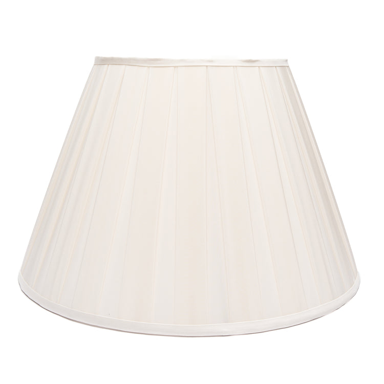 Edgar-Reeves 8" to 24" Bone Silk Box Pleat