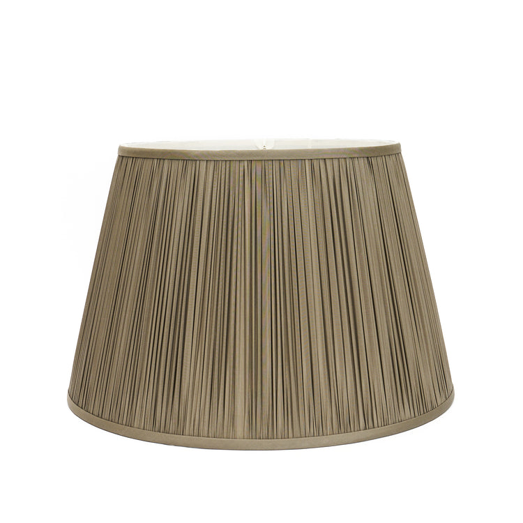 12" to 20" Brindle Silk Shirred Pleat