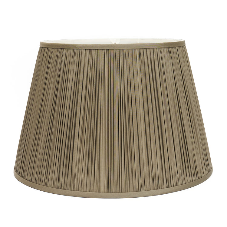 12" to 20" Brindle Silk Shirred Pleat