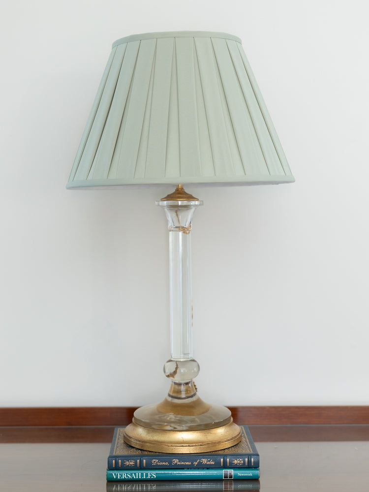 Edgar-Reeves 12" to 24" Celadon Silk Box Pleat