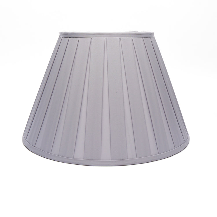 Edgar-Reeves 12" to 24" Cloud Grey Silk Box Pleat