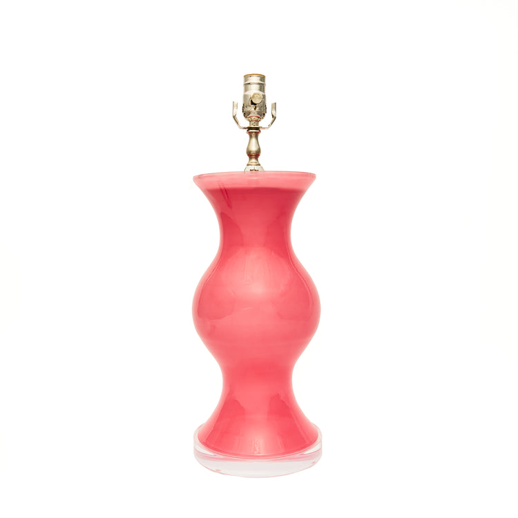 Conch Glass Globe Lamp with Lucite Base