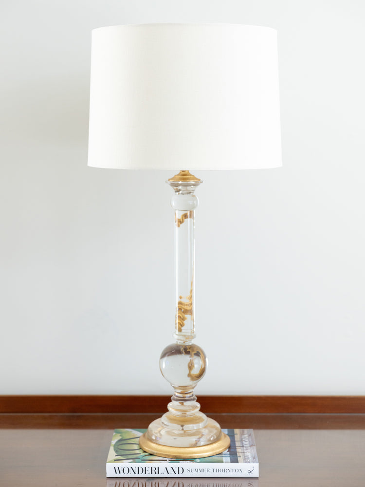 8" to 22" Cream Linen Rolled Edge Retro Drum