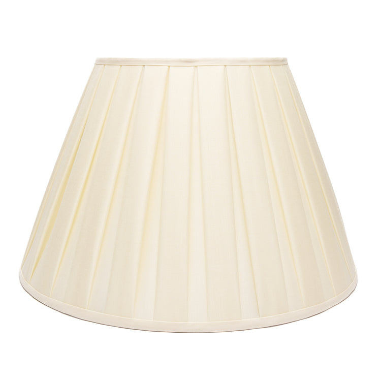 Edgar-Reeves 8" to 24" Cream Silk Box Pleat