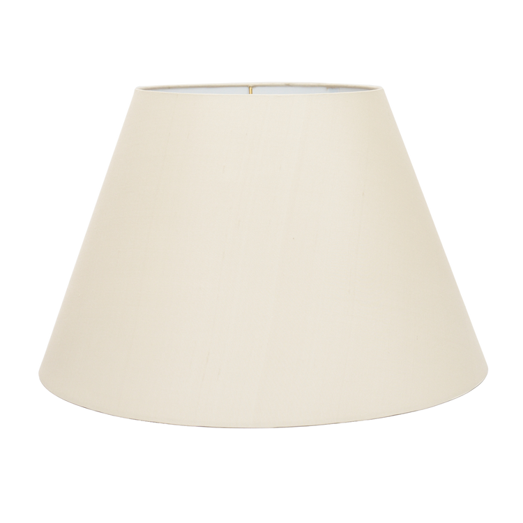 12" - 22" Ecru Silk Rolled Edge