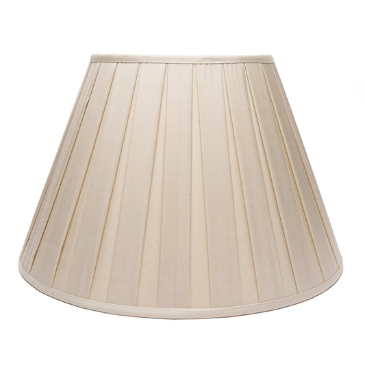 Edgar-Reeves 8" to 24" Ecru Silk Box Pleat