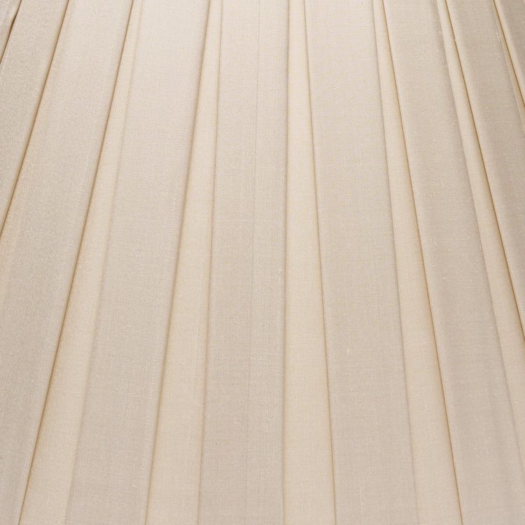 Edgar-Reeves 8" to 24" Ecru Silk Box Pleat