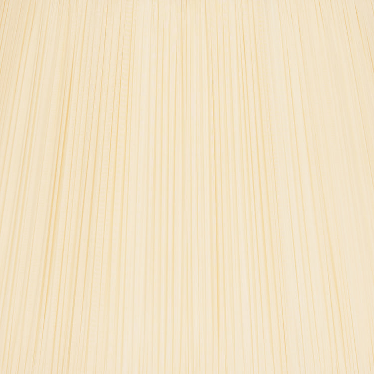 12" to 20" Ecru Silk Shirred Pleat