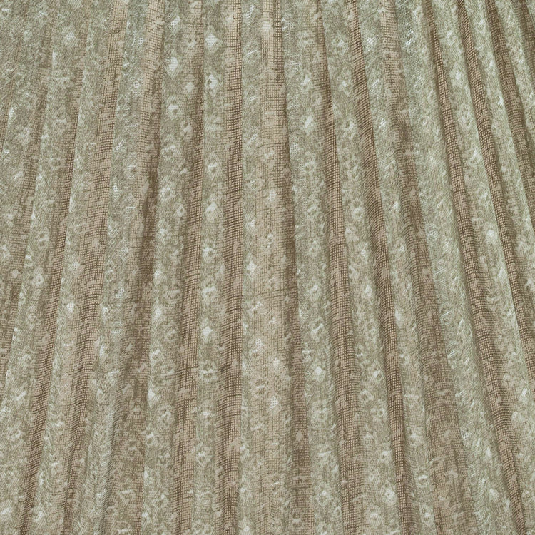 Fermoie 4.5" to 24" Gathered Bedwyn, Green Figured Linen