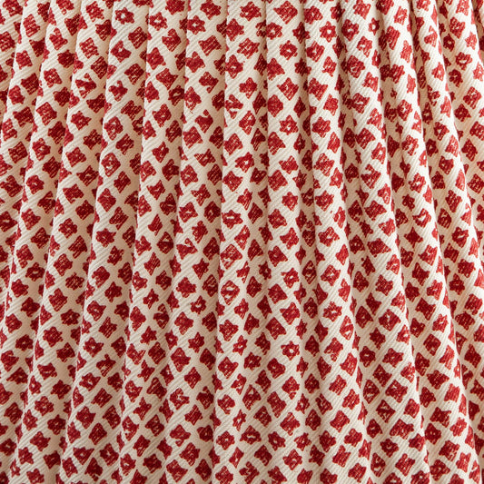 Fermoie 4.5" to 24" Gathered Bedwyn, Red Marden Cotton