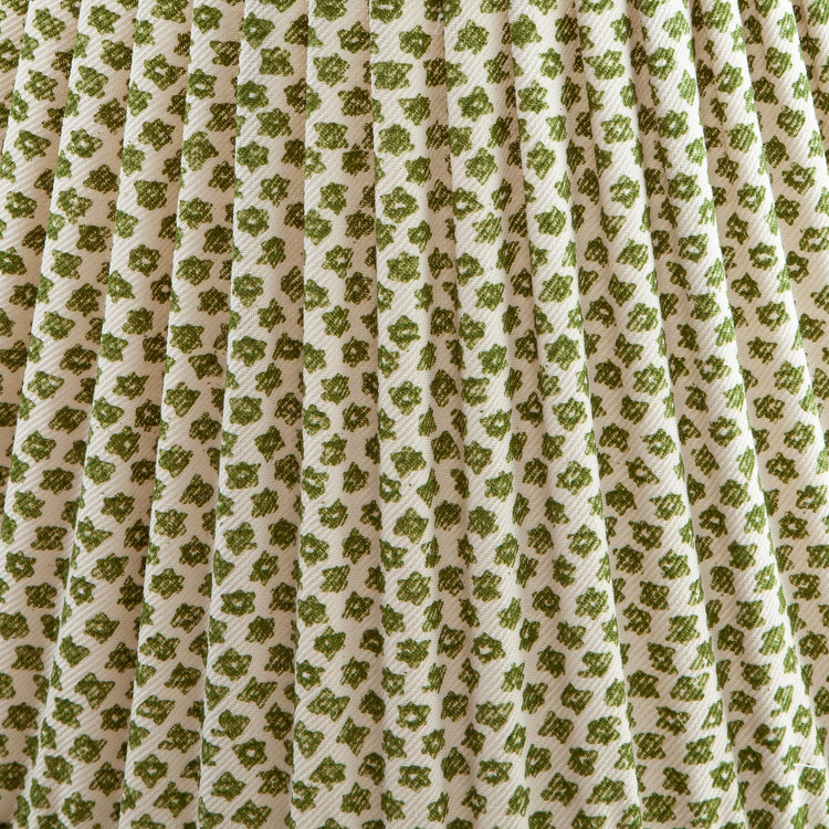 Fermoie 4.5" to 24" Gathered Bedwyn, Green Marden Cotton