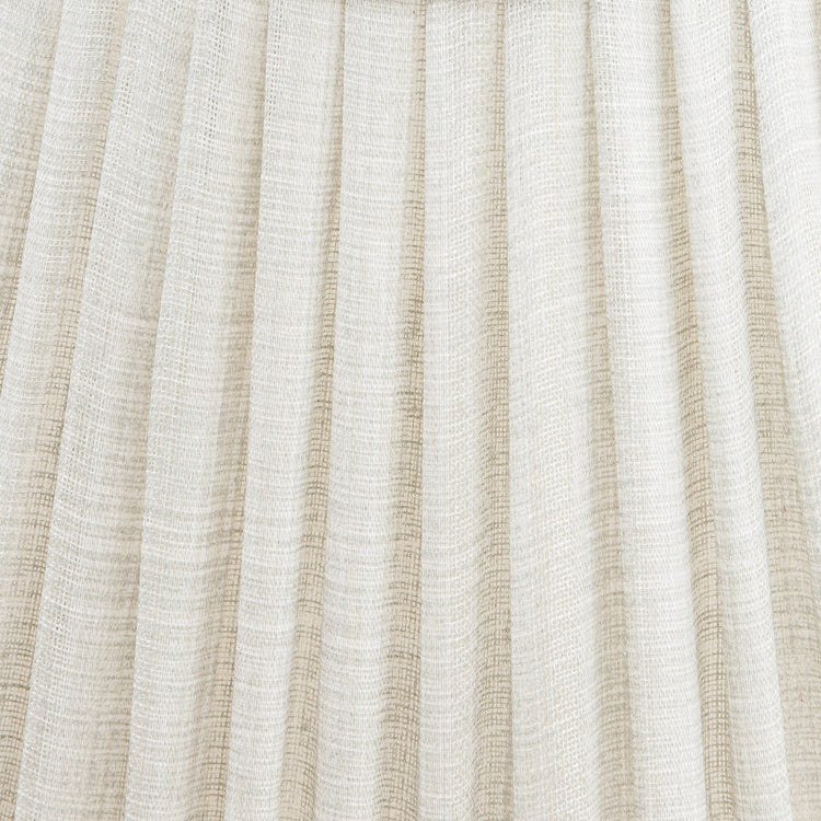 Fermoie 4.5" to 24" Gathered Bedwyn, Ivory Plain Linen