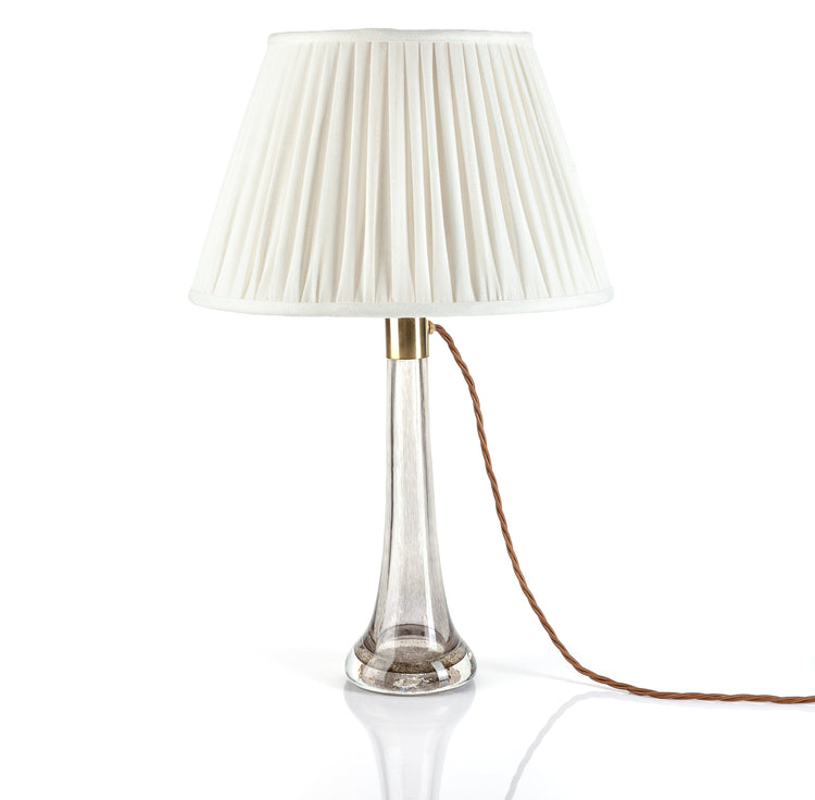Fermoie 4.5" to 24" Gathered Bedwyn, Ivory Plain Linen