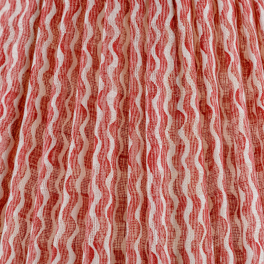 Fermoie 4.5" to 24" Gathered Bedwyn, Red Popple Linen