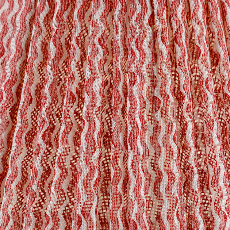 Fermoie 4.5" to 24" Gathered Bedwyn, Red Popple Linen