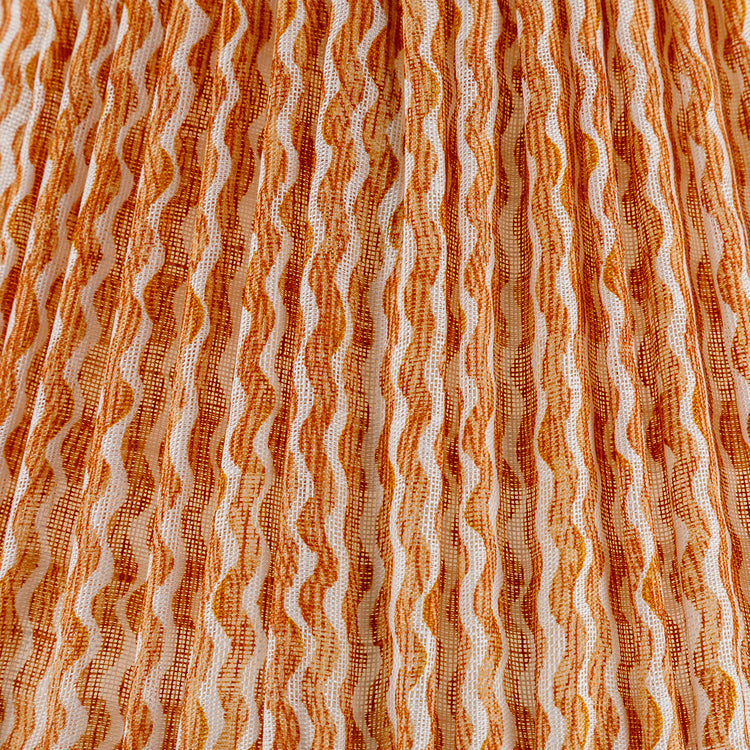 Fermoie 4.5" to 24" Gathered Bedwyn, Orange Popple Linen