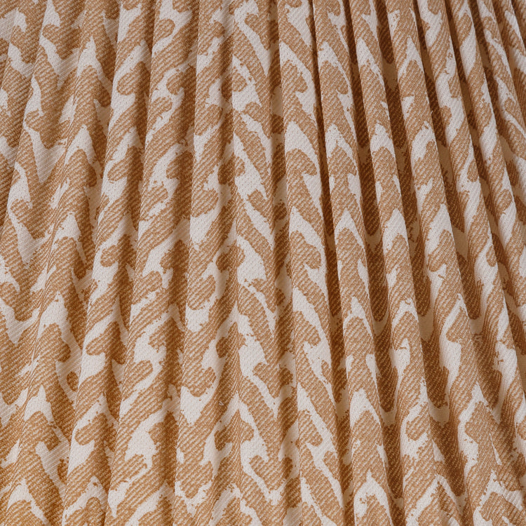 Fermoie 4.5" to 24" Gathered Bedwyn, Nut Brown Rabanna Cotton
