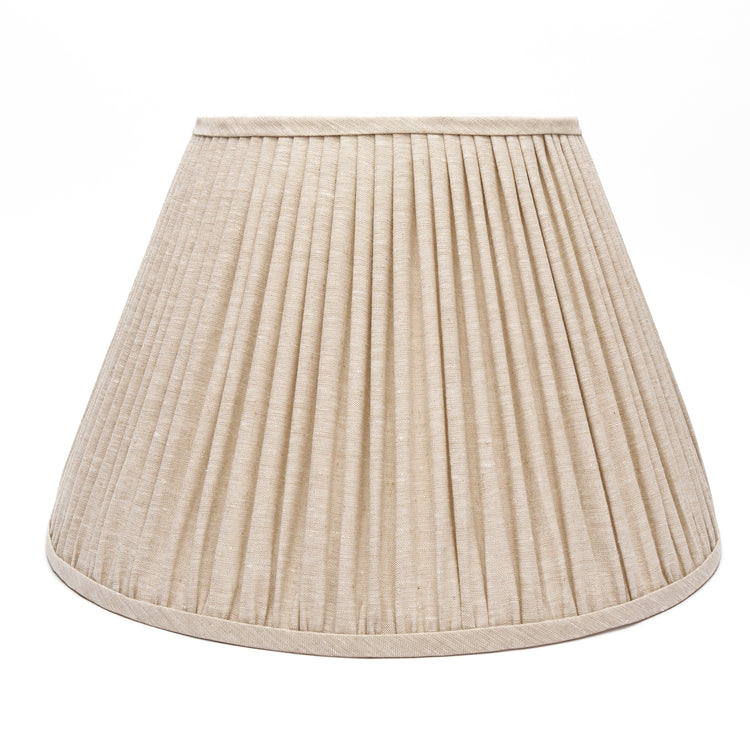 Edgar-Reeves 8" to 24" Oat Linen Gathered Pleat