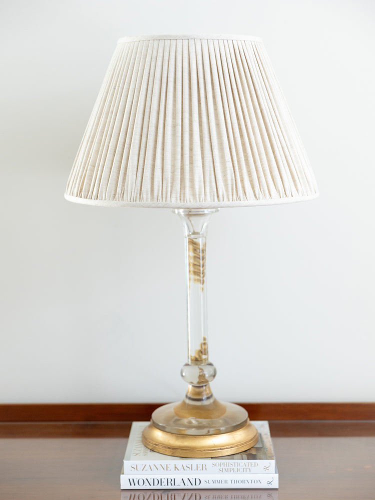 Edgar-Reeves 8" to 24" Oat Linen Gathered Pleat
