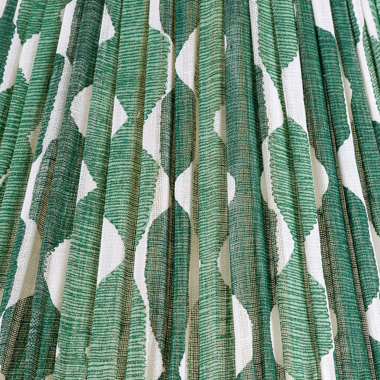 Fermoie 12" to 18" Oval Gathered Bedwyn, Green Whittle Linen