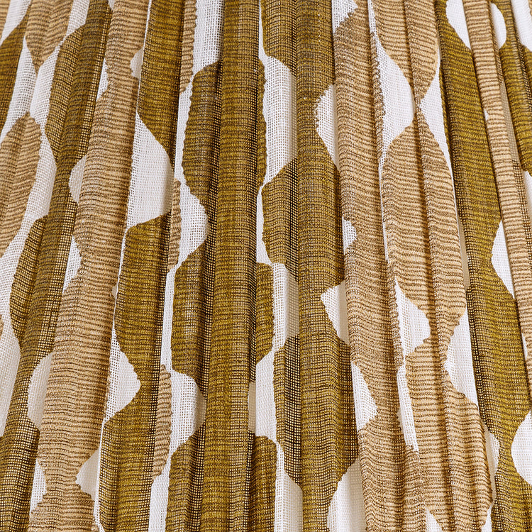 Fermoie 12" to 18" Oval Gathered Bedwyn, Neutral Whittle Linen