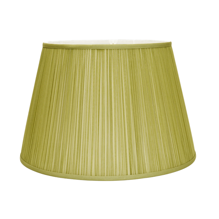 12" to 20" Sage Silk Shirred Pleat