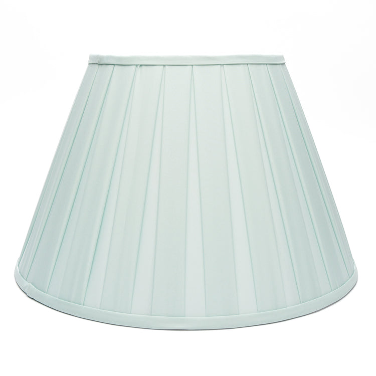 Edgar-Reeves 12" to 24" Sea Blue Silk Box Pleat