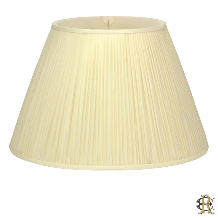 12" - 24" Cream Silk Gathered - Edgar Reeves Lighting