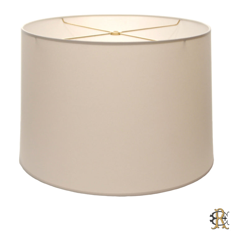 16" -18" Ivory Parchment Drum - Edgar Reeves Lighting