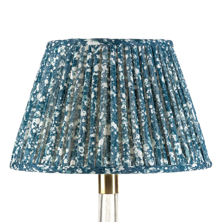 4.5" - 24" Gathered Bedwyn, Blue Quartz Linen