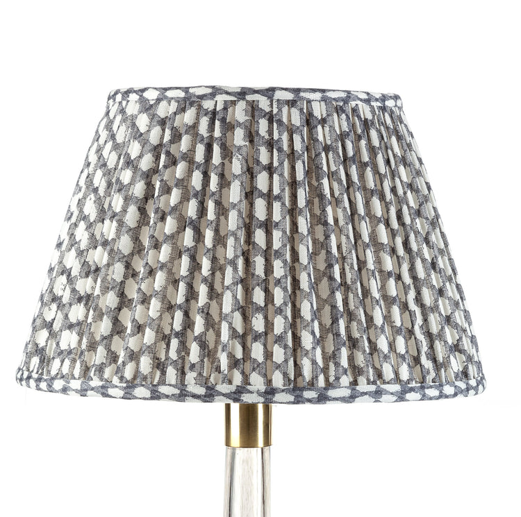 4.5" - 24" Gathered Bedwyn, Grey Wicker Linen
