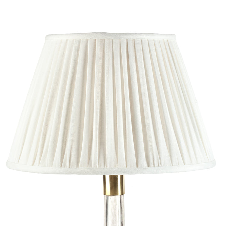 4.5" - 24" Gathered Bedwyn, Ivory Plain Linen