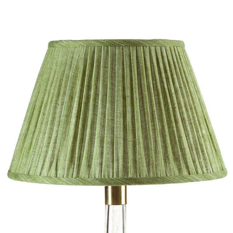 4.5" - 24" Gathered Bedwyn, Kintyre Green Plain Linen