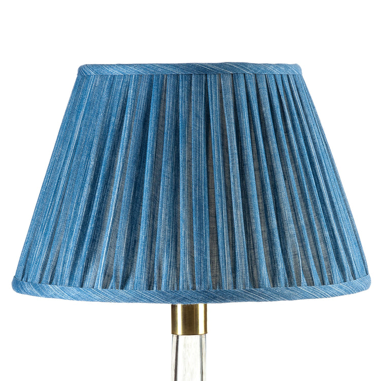 4.5" - 24" Gathered Bedwyn, Sacre Bleu Plain Linen