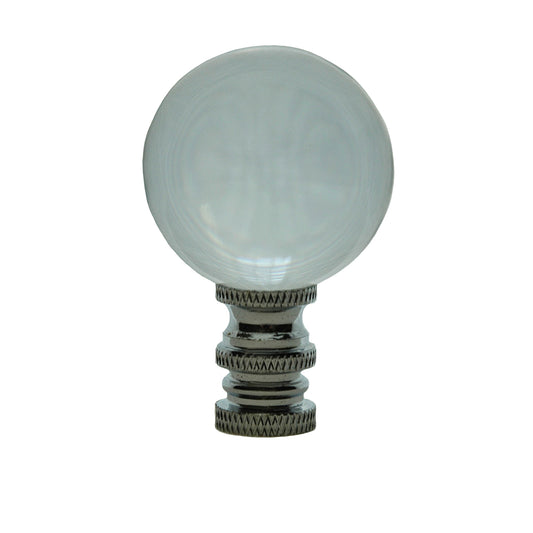 Glass Ball with Silver Neck | $25 - Edgar Reeves Lighting