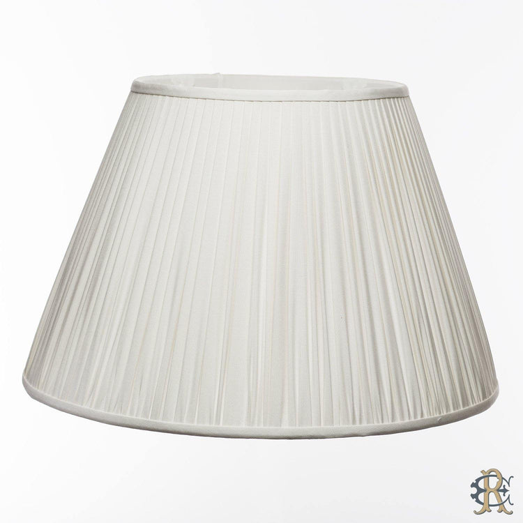 12" - 24" Bone Linen Gathered - Edgar Reeves Lighting