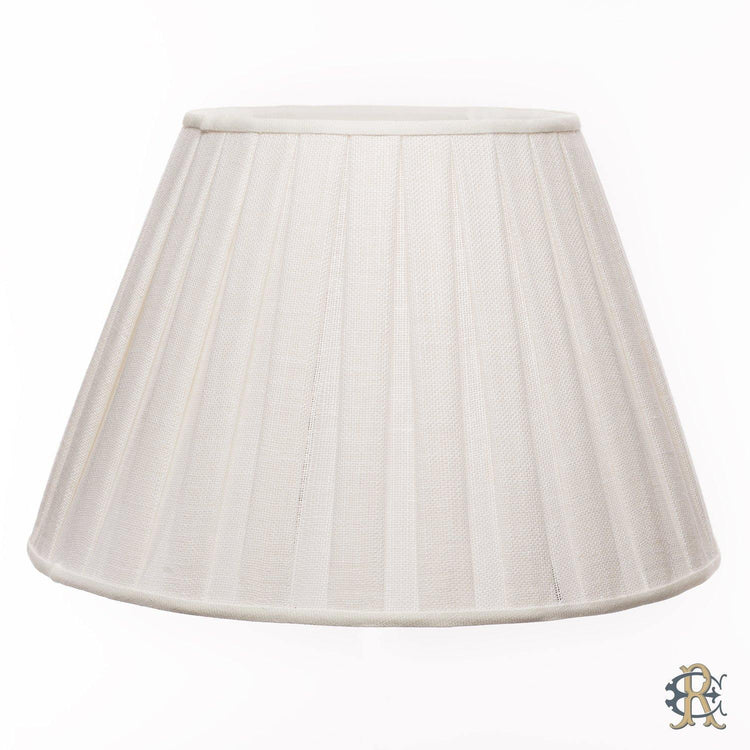 12" - 24" Beach Linen Box Pleat - Edgar Reeves Lighting