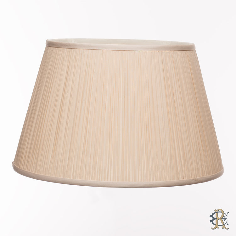 16" - 18" Ecru Silk Shirred - Edgar Reeves Lighting