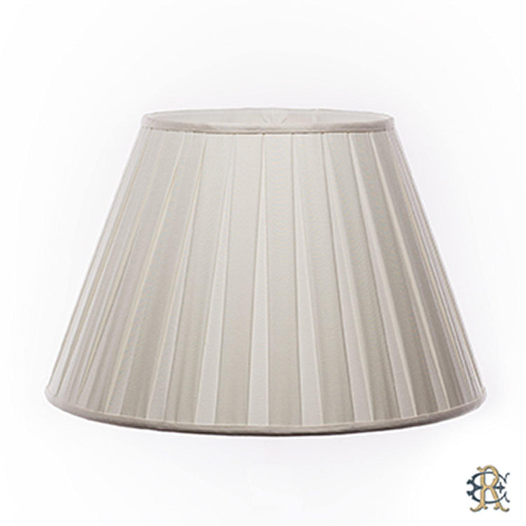 12" - 24" Bone Silk Box Pleat - Edgar Reeves Lighting