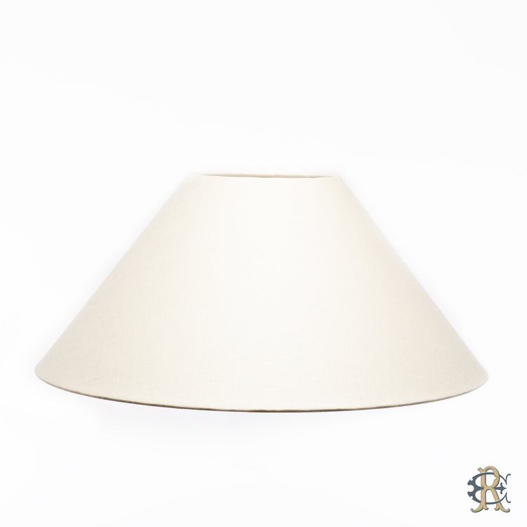 16" - 20" Cream Linen Rolled Edge Coolie