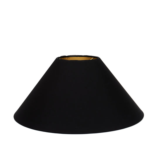 16" to 20" Black with Gold Lining Coolie