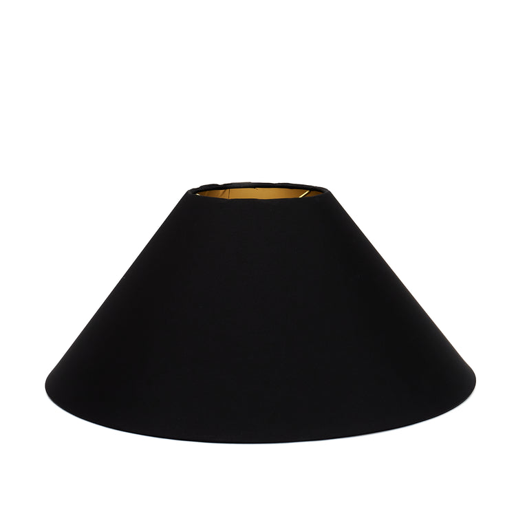 16" to 20" Black with Gold Lining Coolie