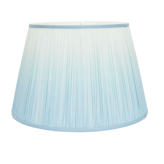 14" to 18" Blue Ombre Shirred Pleat