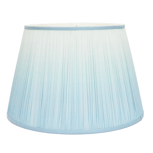 14" to 18" Blue Ombre Shirred Pleat